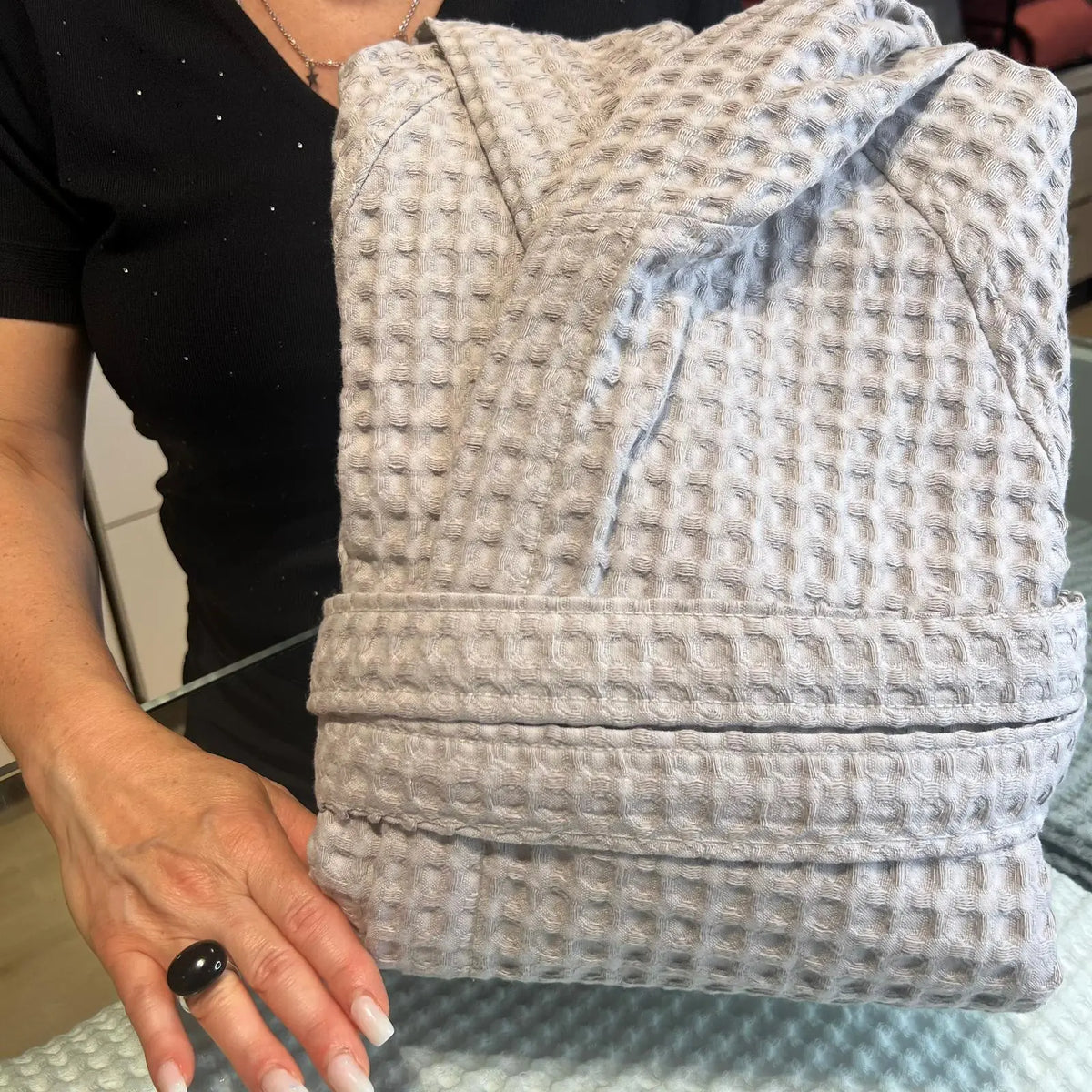 Accappatoio Nido d'ape | ArredoCasa Online tutto il tessile per la tua casa.