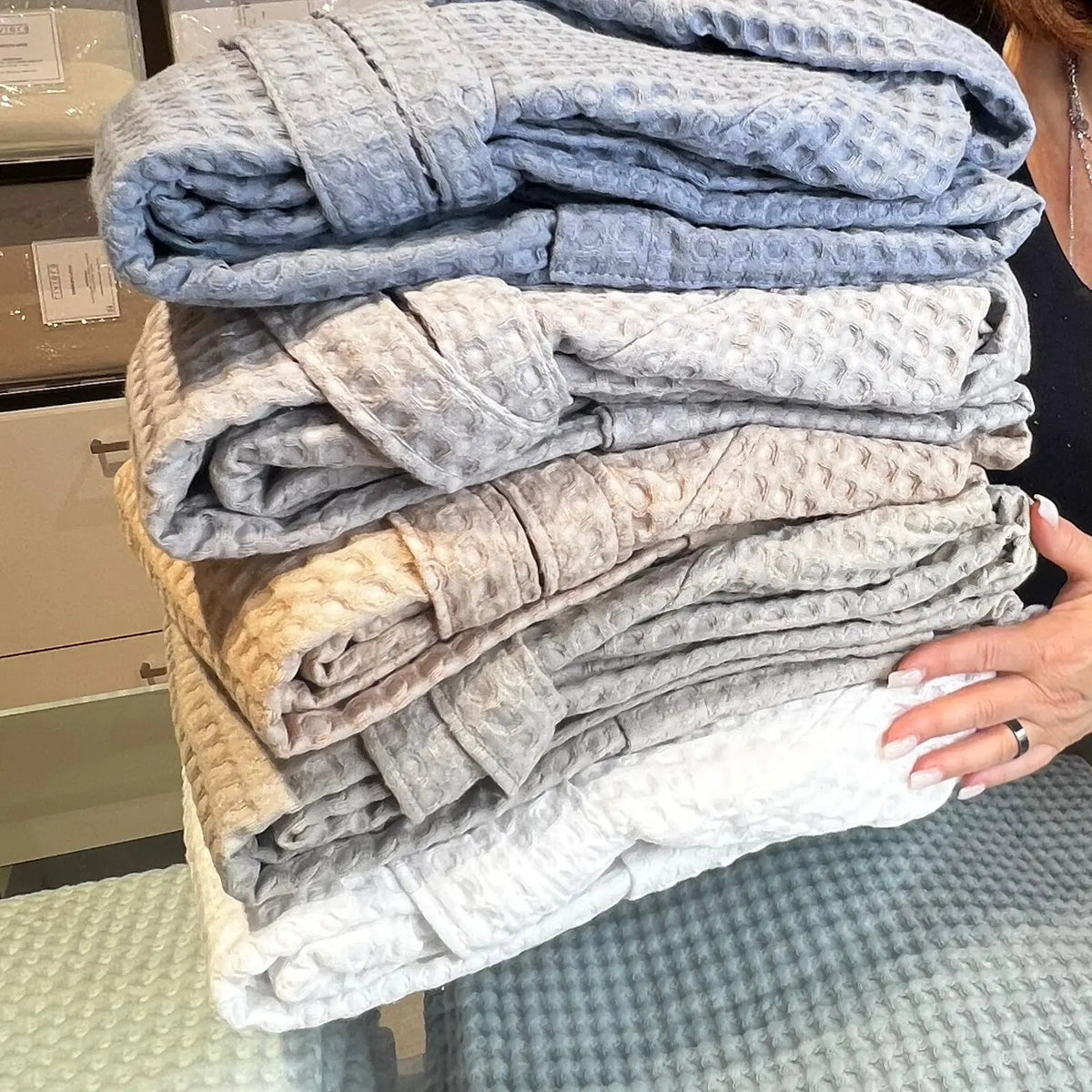 Accappatoio Nido d'ape | ArredoCasa Online tutto il tessile per la tua casa.