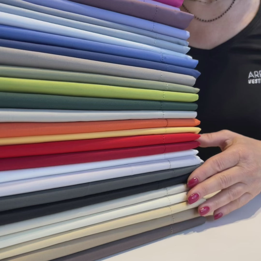 Coppia di Federe in Percalle Bossi