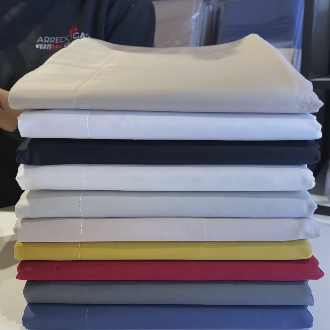 Copripiumino Matrimoniale in Raso Sensoriale Lussuoso 300 fili