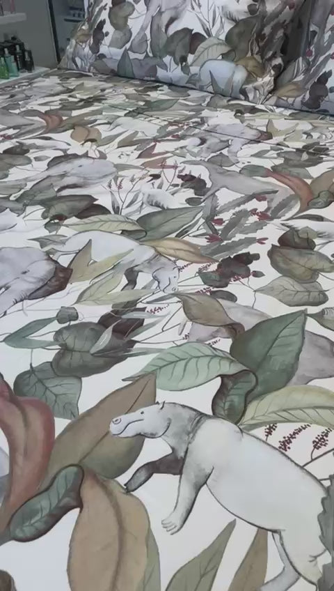 Lenzuola Balza Doppia in Raso 300 fili