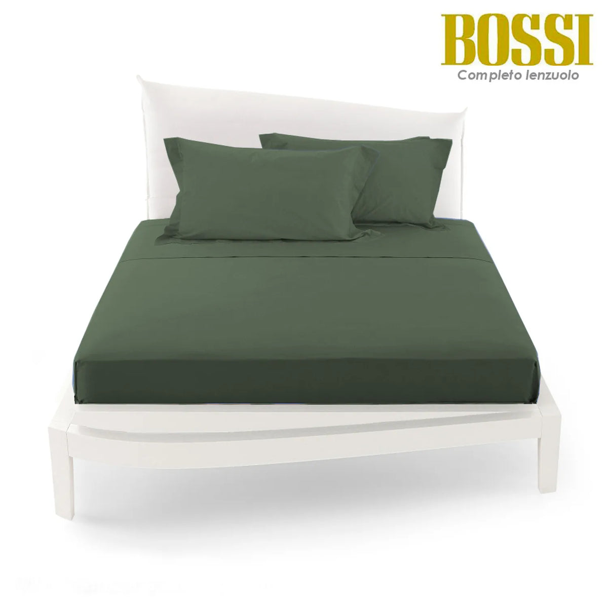 Lenzuolo piano in Percalle Bossi 282 Salvia Matrimoniale | ArredoCasa Online tutto il tessile per la tua casa.