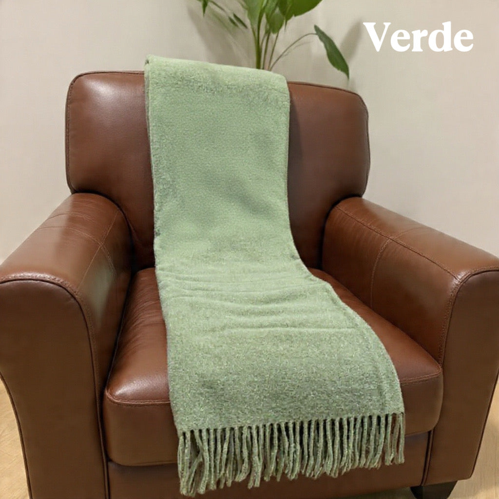Plaid POP in Lana Vergine Made in Italy
